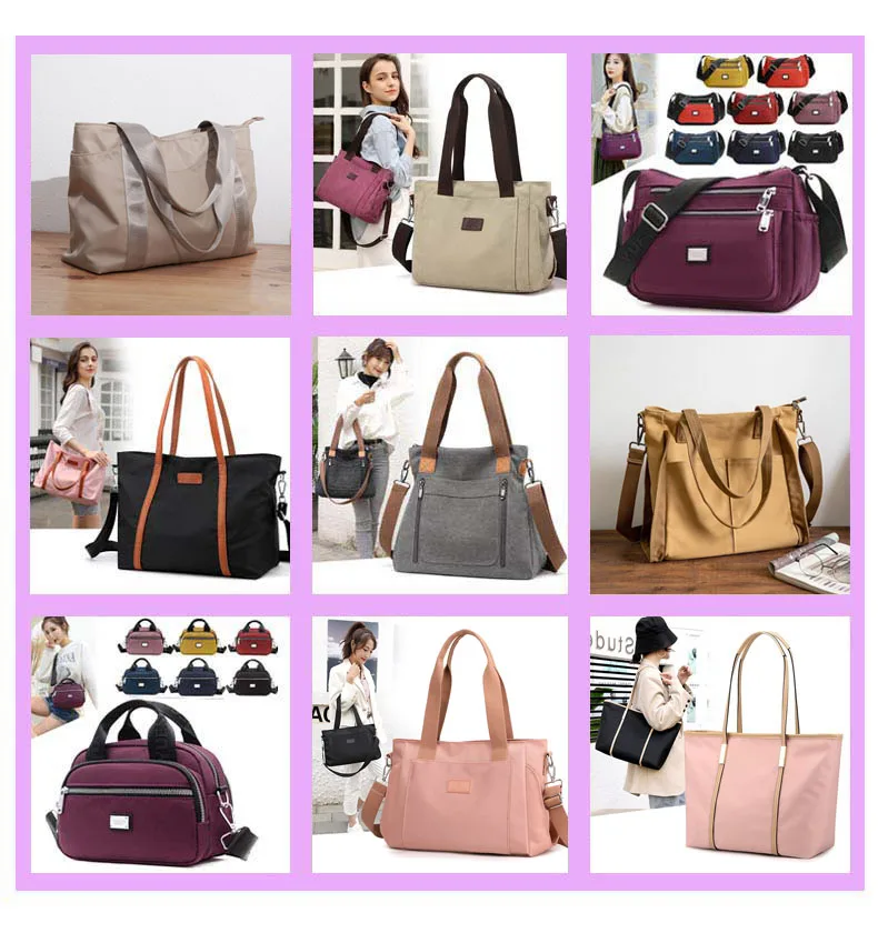 Korean Style Casual 2022 Women's Canvas Bag Large Tote Shoulder Bag Ladies Canvas Fabric Cloth Handbags for Female Zipper China shoulder bag diy