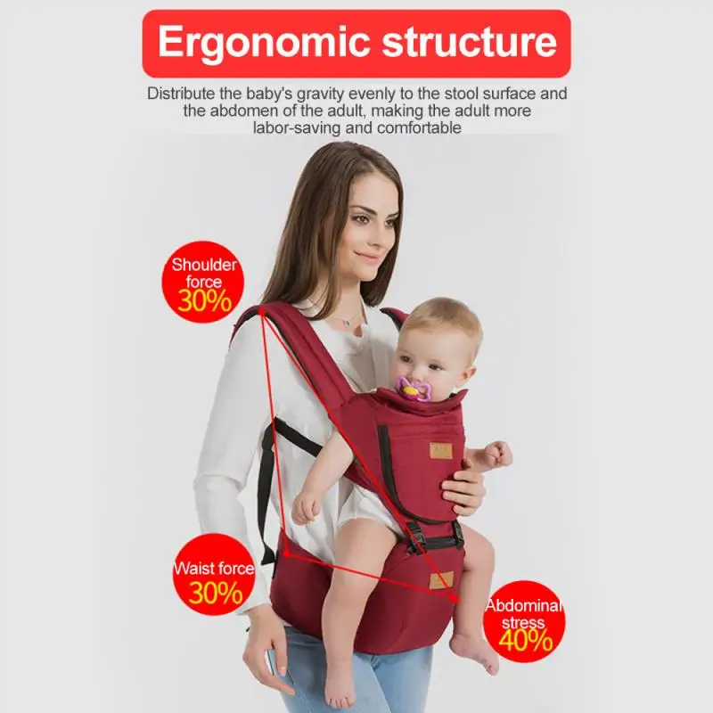 Baby Strap Carrier Breathable Baby Waist Stool Multifunctional Four Seasons Universal Back Baby Windproof