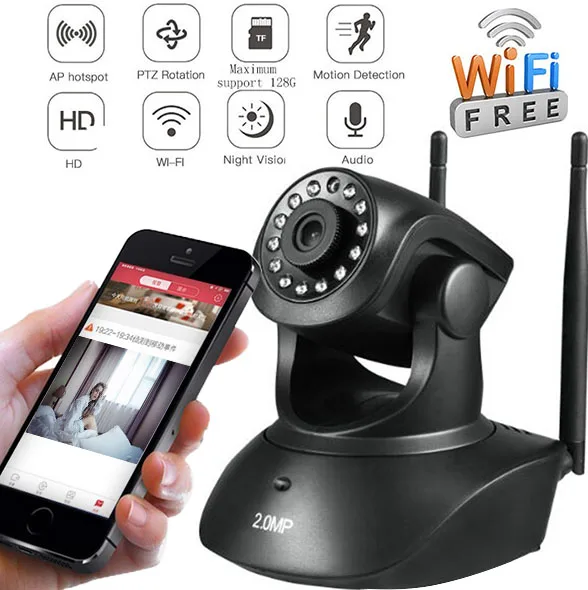 1080P Камера Wi-Fi Ночное видение CCTV Видеоняни и радионяни 1920*1080 для Iphone Ipad IP