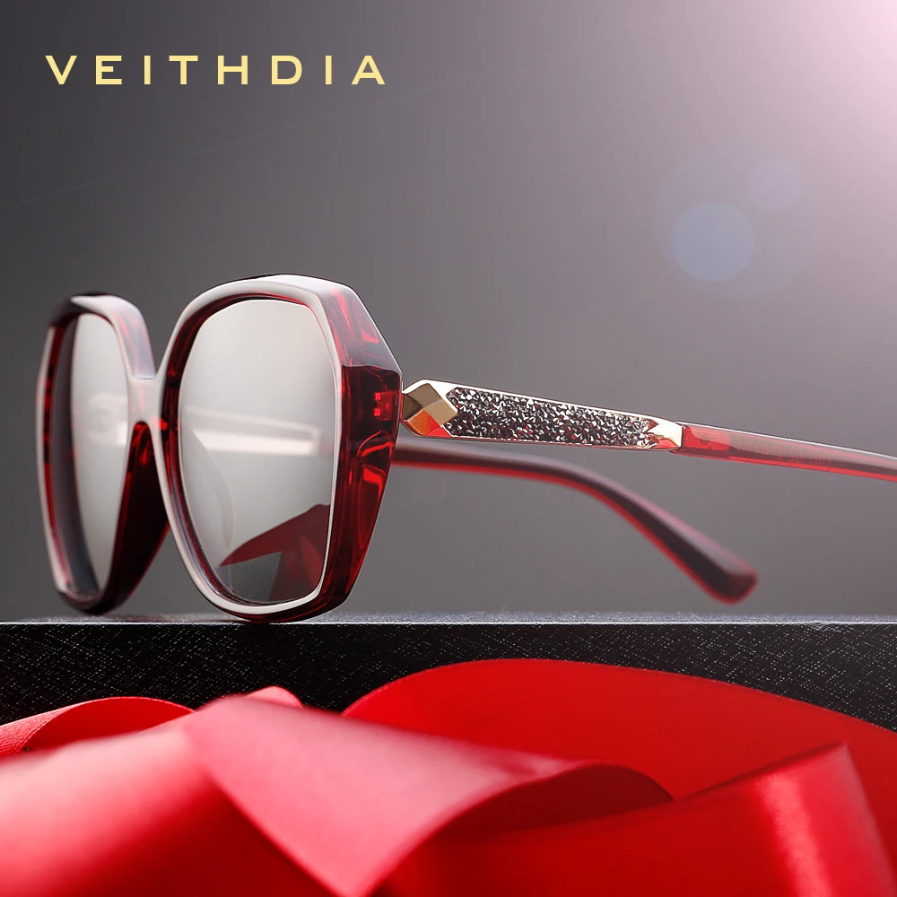 VEITHDIA TR90 Women Sunglasses Polarized Gradient Lens Luxury Ladies Fashion Brand Designer Sun Glasses Eyewear For Female 3161 |