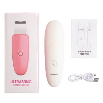 

Ultrasonic Face Skin Scrubber Deep Face Cleaning Machine Peeling Shovel Facial Pore Cleaner Face Skin Scrubber Lift Machine