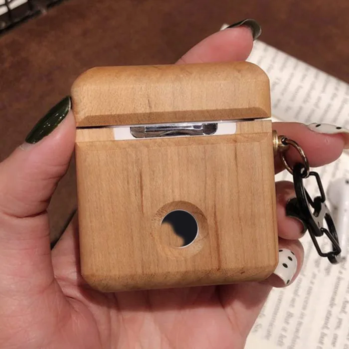Деревянный беспроводной Bluetooth защитный чехол для наушников с брелком наушники защитный чехол M88