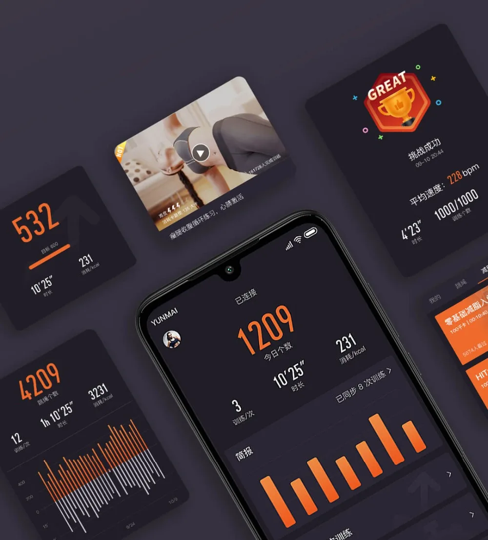Xiaomi Yunmai Спортивная Скакалка 3M провод веревка Smart App управление пропуск цельный подшипник 360 градусов датчик мониторинга