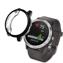TPU Protective Case Watch Cover for Garmin Vivoactive3 Sport Version Watch Full Coverage Bumper Screen Housing Case Protector