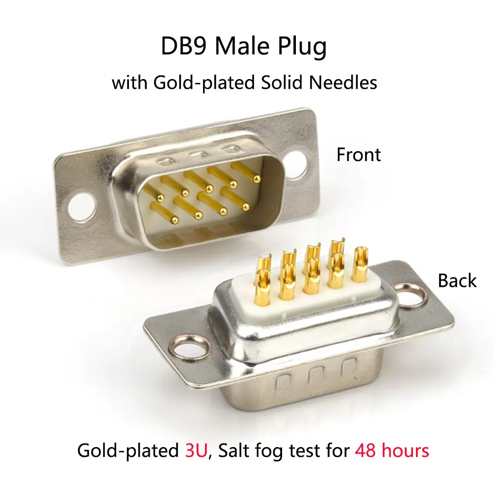 Db9 Spina Maschio Rs232 Connettore Porta Seriale A 9 Pin Rs485 Rs422 Adattatori Presa Interfaccia Com