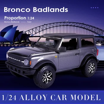 Maisto 1:24 Ford 2021 bronco Wildtrak Simulation Alloy Finished Car Model With Base Collection Ornament Gifts