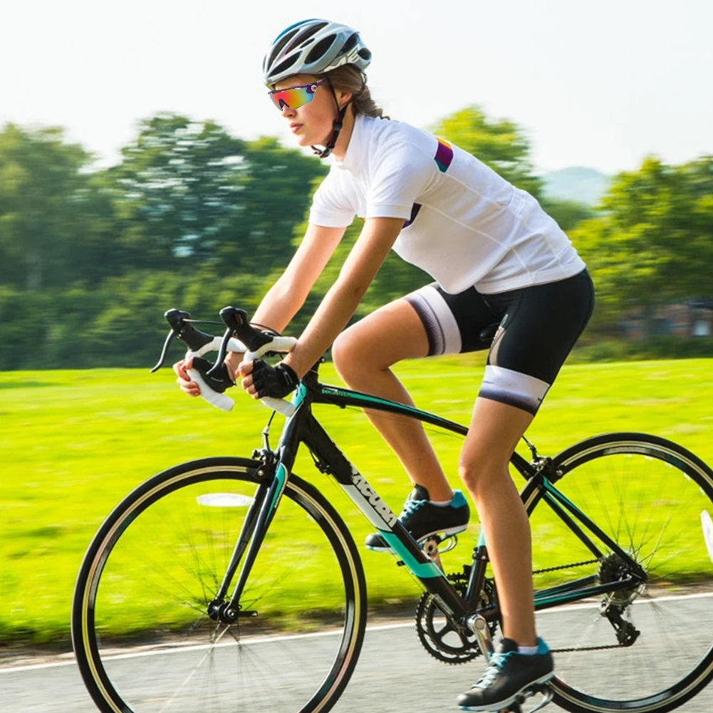 Cycling Eyewear Sunglasses UV 400 Protection Polarized Eyewear Cycling Running Sports Bike Sunglasses Goggles for Men Women