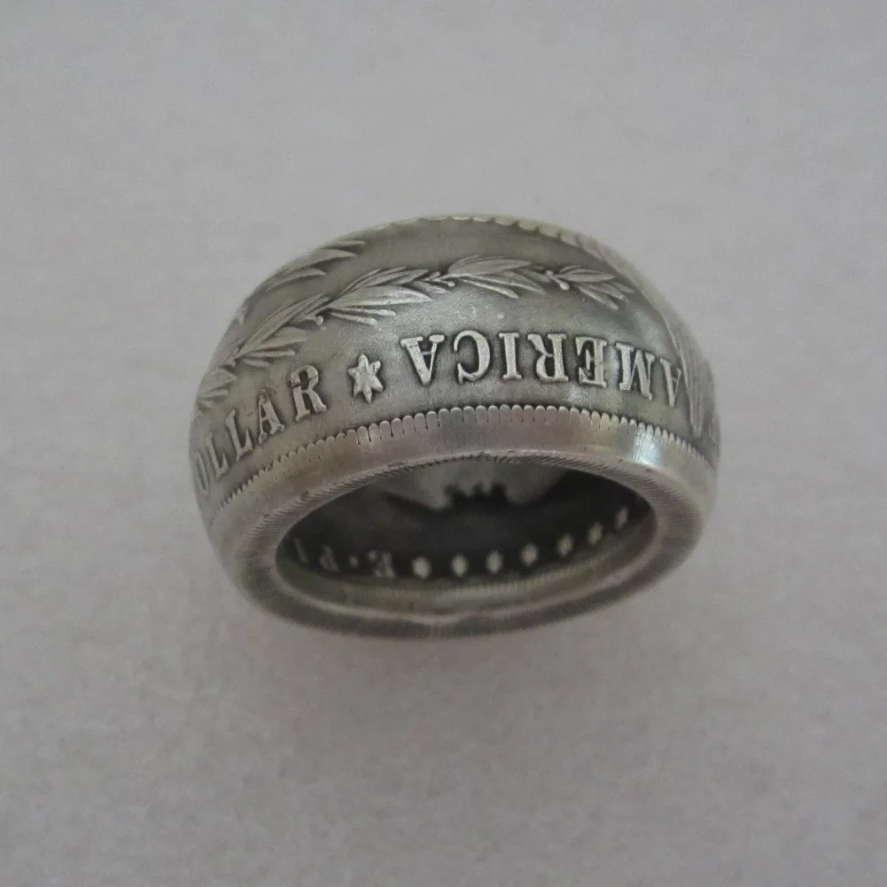 Морган долларовая монета кольцо 'eagle' ручной работы