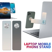 

Computer Monitor Expansion Bracket Foldable Stan Side Phone Holder Notebook Stand Laptop Phone Holder Laptop Side Mount Clip