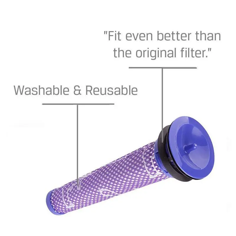 Сменный фильтр Dyson V6, совместимый фильтр Dyson V6 V7 V8 DC58 DC59 DC61 DC62 моющийся фильтр для предварительного двигателя беспроводной пылесос