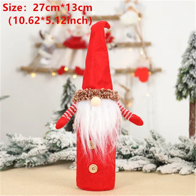 Pat Catans Christmas Contest 2022 Christmas Wine Bottle Cover 2021 Christmas Ornament New Year 2022 Xmas  Navidad Gifts Merry Christmas Decorations For Home Natal|Pendant & Drop  Ornaments| - Aliexpress