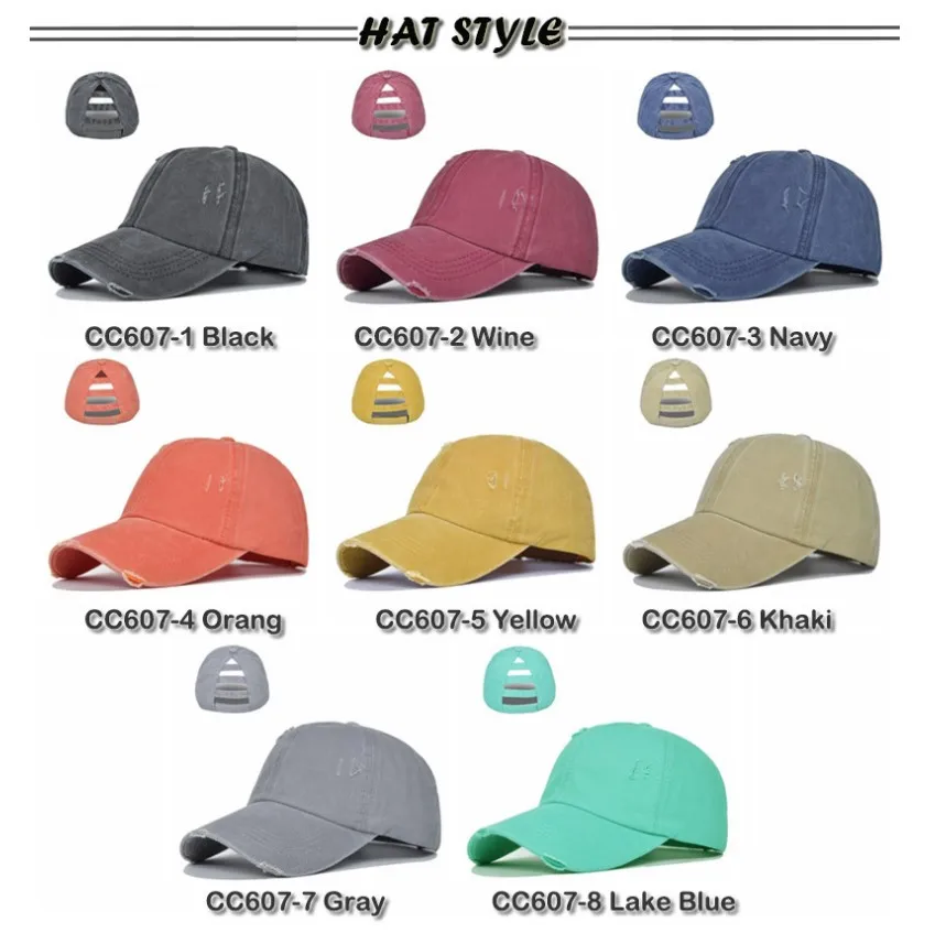 

10 colours Wholesale New Men Women Outdoor Sport Hats Washed Cotton Baseball Cap Snapback Hat Summer Hip Hop Fitted Caps