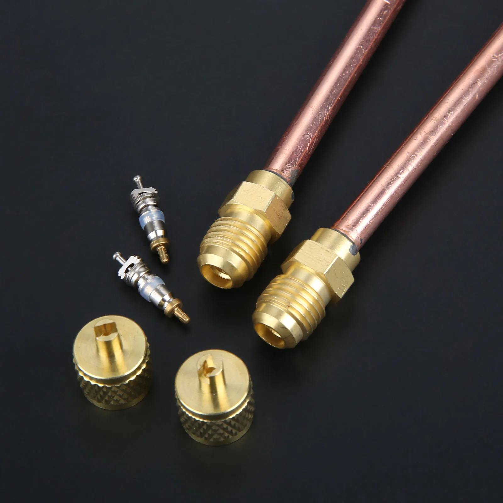 10 шт. AC Кондиционер Холодильное обслуживание доступ к клапану + Core Set 1/4in SAE x OD 4in