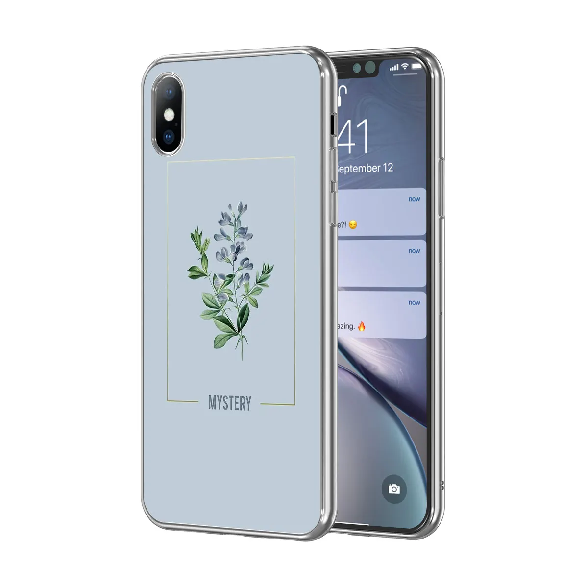 Чехол для телефона Ottwn Flowers для iPhone 11 7 8 6 6s Plus, мягкий чехол с цветными листьями розы для iPhone XS 11 Pro Max XR X 5 5S - Цвет: T6