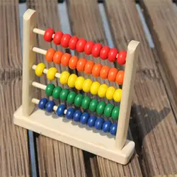 Детские деревянные игрушечные счеты для раннего обучения математике, обучающая игрушка для детей, детские развивающие игрушки Монтессори