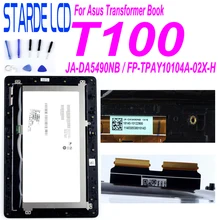 For Asus Transformer Book T100 T100TA-C1-GR T100T 5490NB LCD Display Touch Screen Digitizer Assembly with Frame FP-TPAY10104A-02 keyboard withtouch panel for asus t100 t100ta tablet pc for asus t100 keyboard case for asus t100ta keyboard case