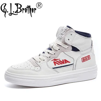 

Sneakers Women 2020 Autumn Winter High Top Genuine Leather Dames Sneakers Schoenen Vrouw