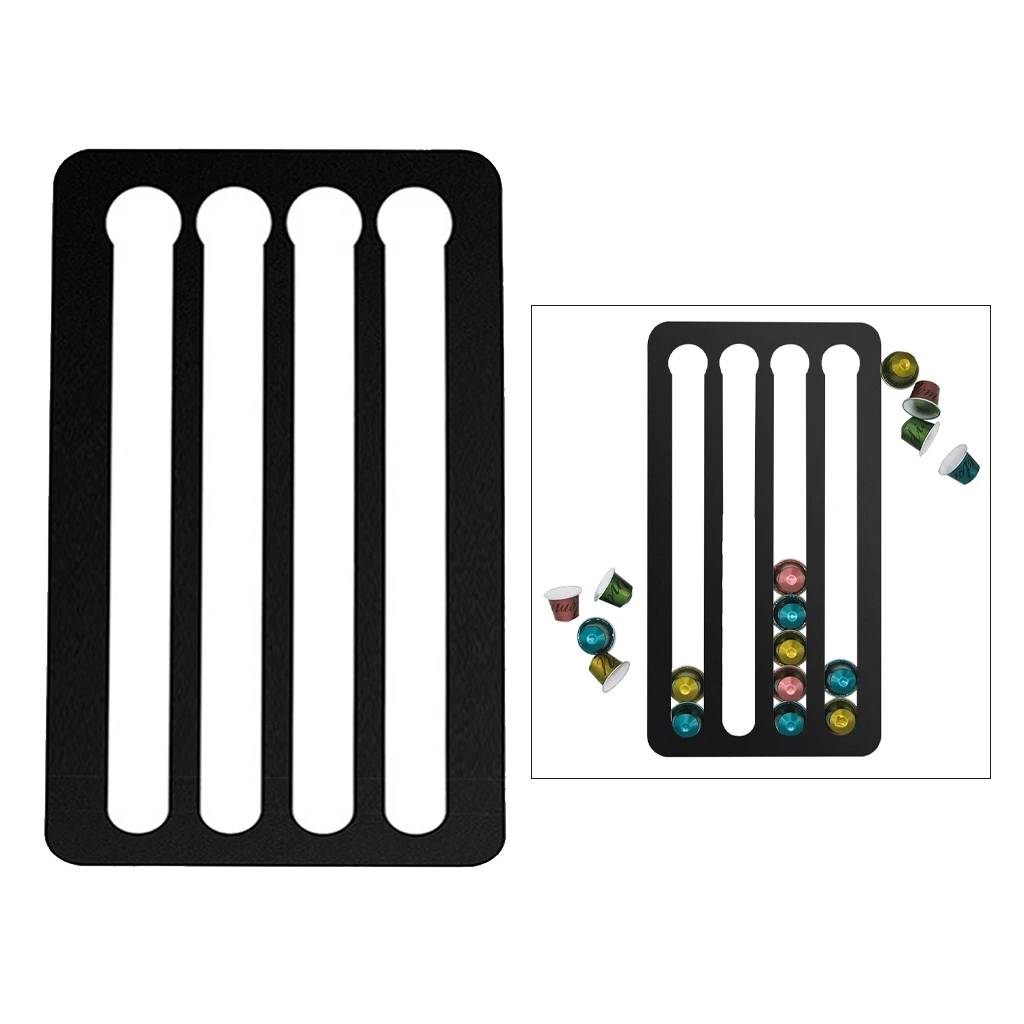Modern Rotary Coffee Holder Coffee Pod Capsule Storage Shelves Tray