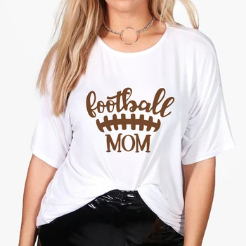 

Loose Plus Size Tshirt Streetwear Harajuku Hipster Spring Summer Football Mom Trendy Round Collar T-shirt Vintage T shirt