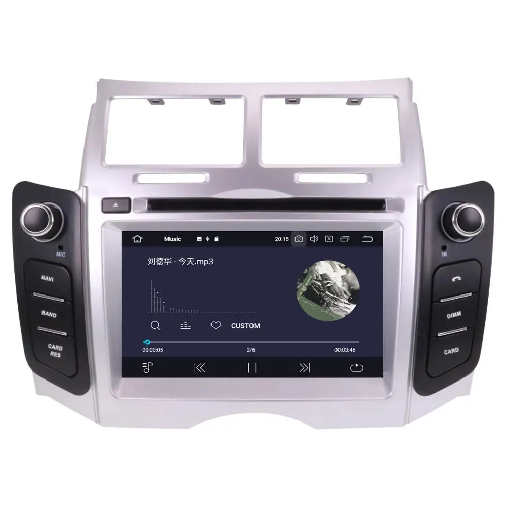 DSP ips Android 10 2 DIN экран автомобиля gps-навигация, dvd-плеер радио для Toyota Yaris 2005-2011 воспроизводитель Мультимедиа Радио