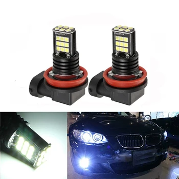 

2x Super White 9006 HB4 CREE Chip 3030 24LED Fog Light Driving Bulbs For BMW E63 E64 E46 330ci