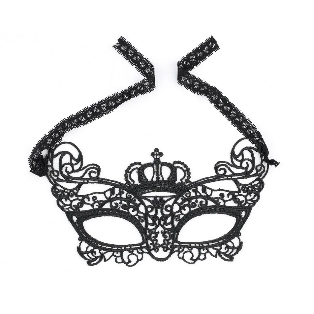 2018 черная Сексуальная Дамская кружевная маска для глаз маскарада бала вечеринки