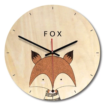 

Wall Clock Creative Wooden Wall Clock With Silent Sweep Movement Nordic Style Quartz Wall Clock For Home Decoration