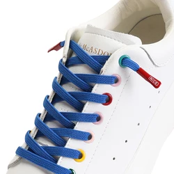 1 Pair No Tie Shoe Laces Elastic Shoelaces Leisure Sneakers Quick Flat Shoelace Lazy Laces Nice Buckle Kids and Adult Unisex