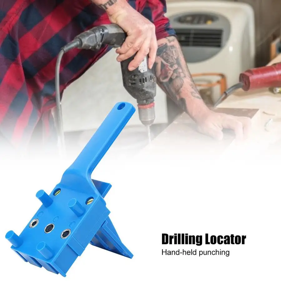 

Drill Straight Holes Locator Handheld Woodworking Perforation DIY Tools