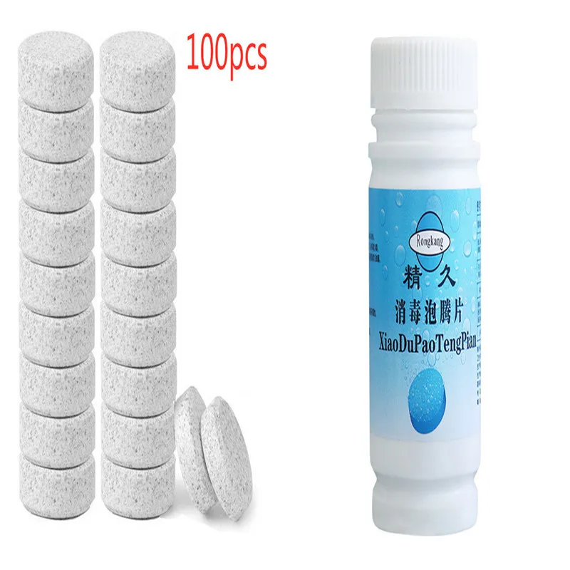 100pcs bottle Прямая поставка 10/100 шт бассейн Чистящие Таблетки концентрат шипучие таблетки дезинфекции защита против бактерий водорослей TSLM1 - Тип аромата: 100pcs bottle