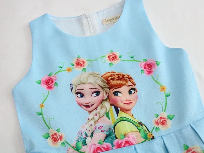 Платье принцессы Эльзы и Анны; Детские платья для девочек; vestido infantil roupas menina robe noel; платья для малышей; костюм jurken