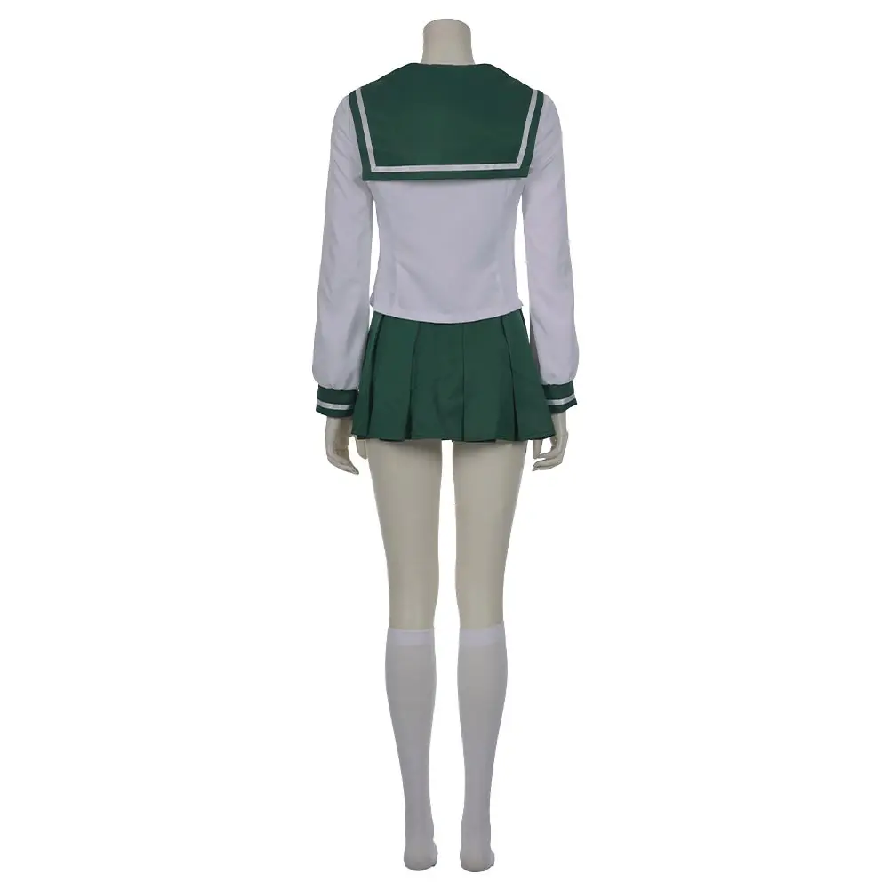 Аниме InuYasha Kagome higuurashi костюм для косплея женская униформа девочек рубашка юбка