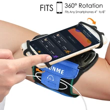 Водонепроницаемый ремешок для тренажерного зала, бега, спорта для IPhone X 8 7 Чехол Держатель подмышек универсальный чехол сумка