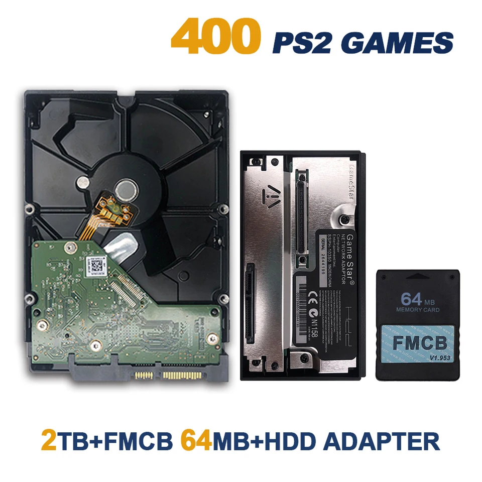 Carte Memoire Ps2 Jeu D'adaptateurs Réseau PS2 Interface SATA Adaptateur Hdd 1229307