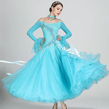 

Standard Ballroom Dress Woman Ballroom Dance Competition Dresses Foxtrot Dance Dress Tango Dance Costume Women Dance Wear Sequin