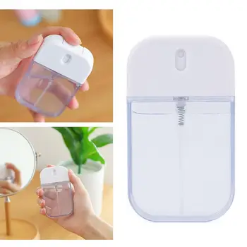 

35ml Portable Spray Bottle Environmentally Durable Empty Mini Transparent Bottle Plastic Atomizer Disinfect Alcohol Bottle V8G9