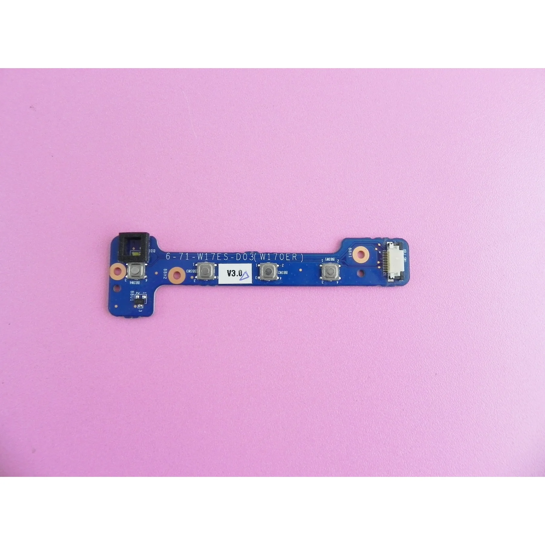 DNS Gamer 0150999 Clevo W170ER плата кнопок питания и мультимедиа 6-71-W17ES-D03 | Компьютеры офис