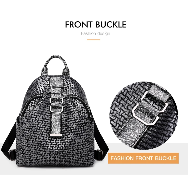 Модный женский рюкзак, женская кожаная сумка на плечо для девочек, повседневные сумки, дамские Роскошные брендовые маленькие рюкзаки с защитой от кражи XA557H