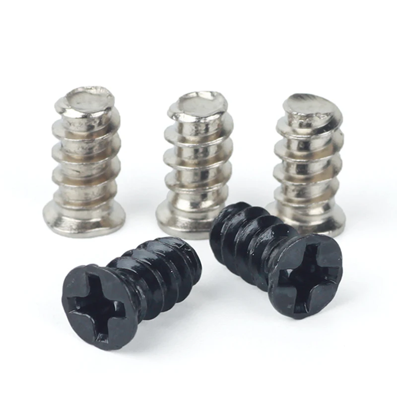 100 개/몫 KB 컴퓨터 PC 케이스 냉각 팬 마운트 나사 방열 나사 해결사 M5*8mm M5*10mm M5*12mm