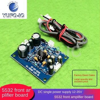

1PCS 5532 Front Amplifier Board Single-Lens Source Front Panel DC Single-Lens Source 12-35V Replaceable Operational Amplifier