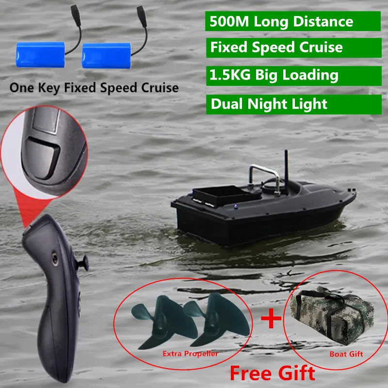 Constant Speed Cruise Function 500m Smart Lure Fishing Remote Control Fishing Bait Boat Auto RC Remote Control Fishing Bait Boat Constant Speed Cruise Function 500m Smart Lure Fishing Remote Control Fishing Bait Boat Auto RC Remote Control Fishing Bait Boat