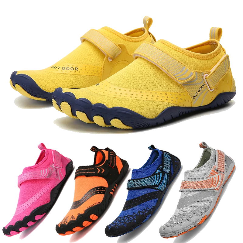 スニーカー男性女性裸足ビーチ水靴愛好家の屋外釣り水泳自転車速乾性アクア靴zapatosデmujer アップストリームシューズ Aliexpress