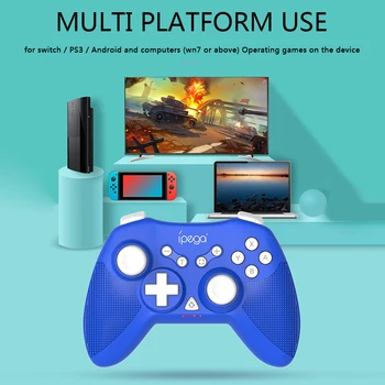 

Portable Controller Carrying Wireless Joystick Dustproof Decor for ipega N-Switch/PC/PS3 TURBO Vibration Six-Axis
