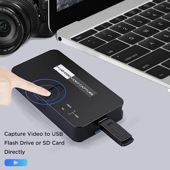 EZCAP 284 1080P HDMI 호환 게임 HD 비디오 캡처 박스 그래버, XBOX PS3 PS4 TV 의료 온라인