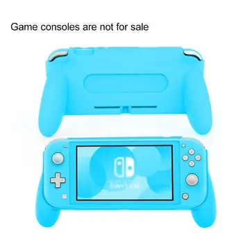 

For Switch Lite Host Grip With Bracket Handle Grips Protective Shell Non-slip Handle Holder Stand with Card Slot Design