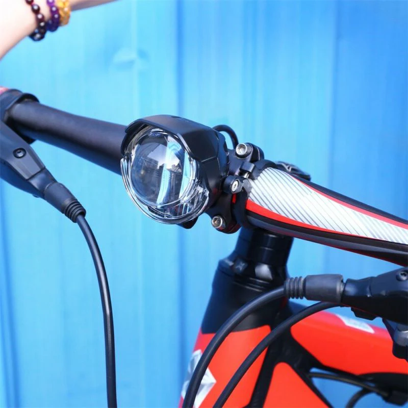 Электрический горный велосипед мотороллер фара Рог 2 в 1+ два в одном переключателе установлен в середине руля/на передней вилке