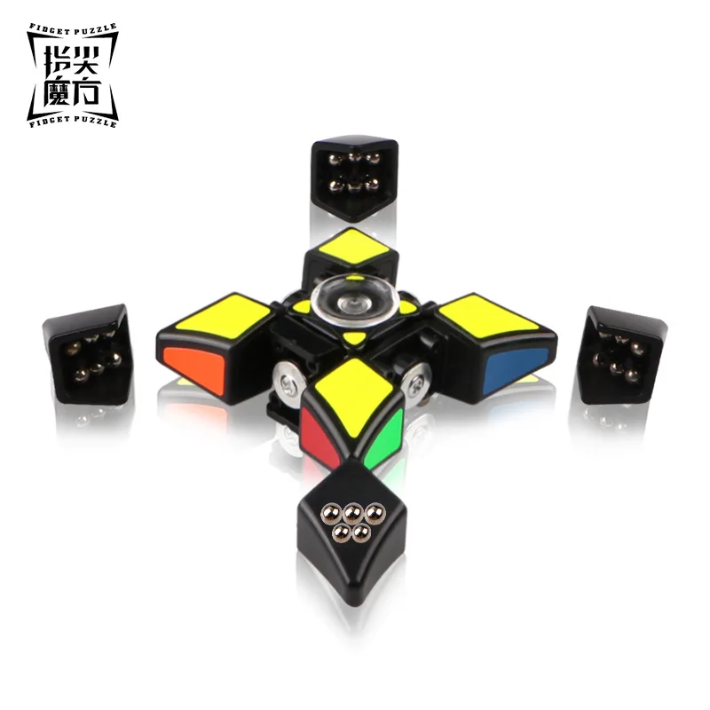 

XMD Transparent Fingertip Rubik's Cube Magic Cube Hand Spinner Rubik's Cube Support a Shipping