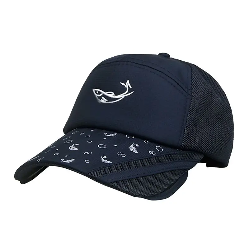 XT0374FL Embroidered Printed Baseball Cap Adjustable Brim Mesh Cotton Golf Hat Outdoor Sports Headwear - Color: XT0374FL