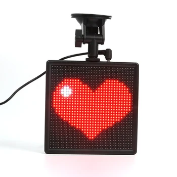 

12V LED Car Sign Bluetooth App Control Programmable Message Sign Display Board Automobile Interior Decoration Parts