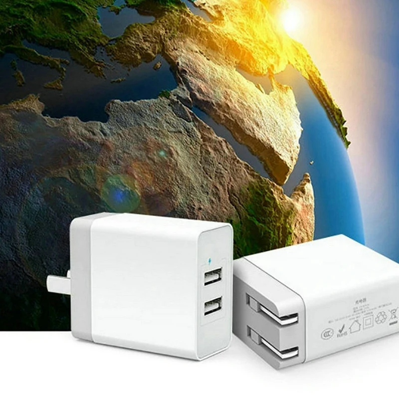 Зарядное устройство Tracel 5 V/4.8A Usb зарядное устройство 2 порта настенная Зарядка адаптер питания зарядное устройство для мобильного телефона для Iphone Ipad ноутбука(Us Plug